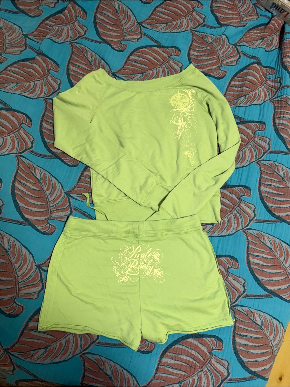 Vintage Beach Lime Lounge Set -